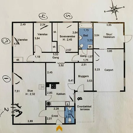 Super House In The Harbor Town Of Hvalpsund بيت للعطل *